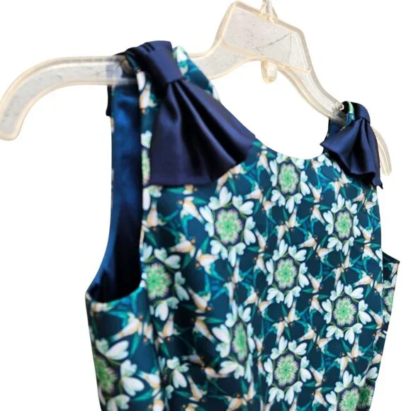 Ted Baker London Sainte Geo Bird Bow Fit & Flare Dress Size 0 - Picture 13 of 16